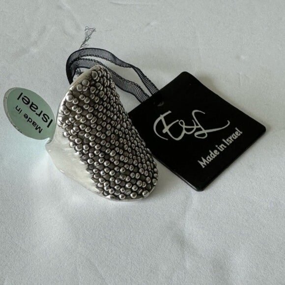 E&L Israel Sterling Silver Electroform Popcorn Statement Ring Sz. 7 - Picture 14 of 16